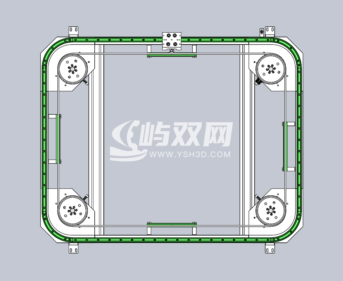 V25-300椭圆同步带环形导轨（型材）