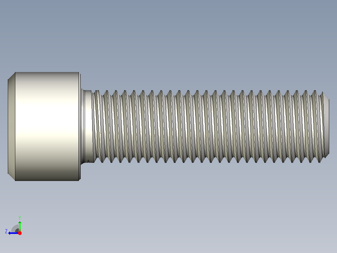 DIN_EN_ISO_4762_M16x55.ipt内六角螺钉右视图