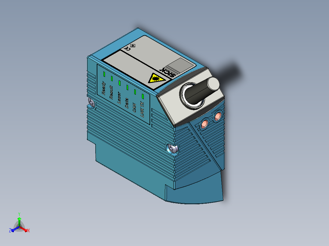 CLV622-3000条码扫描器主视图