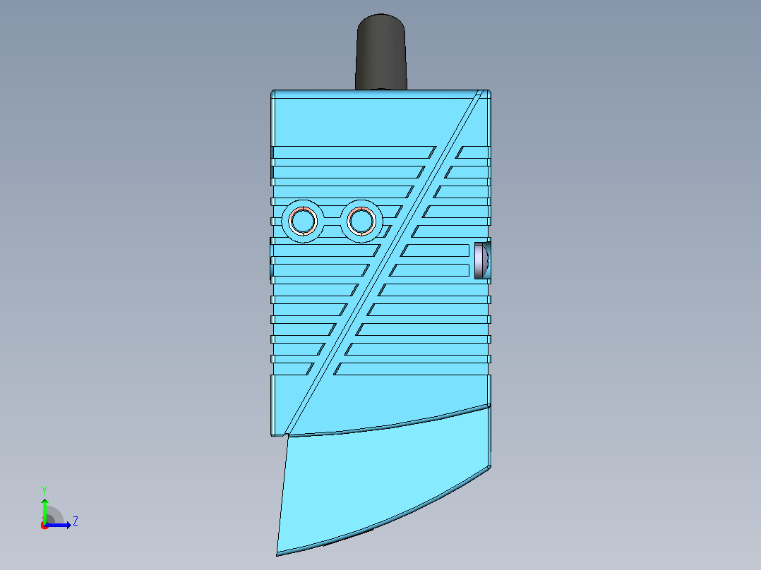 CLV622-3000条码扫描器左视图