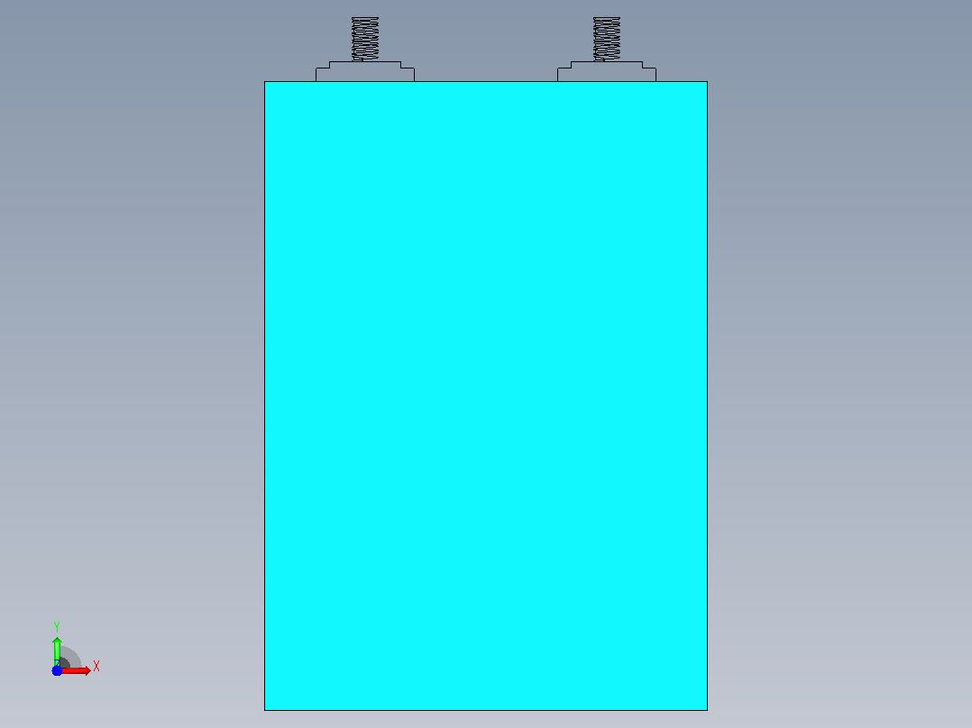 电池LIFEPO 3.3V 30A前视图