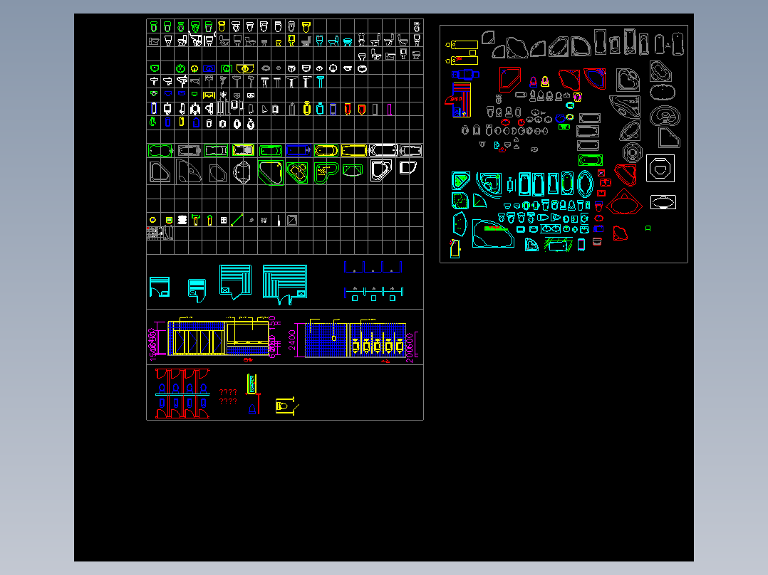 室内装修CAD模块1