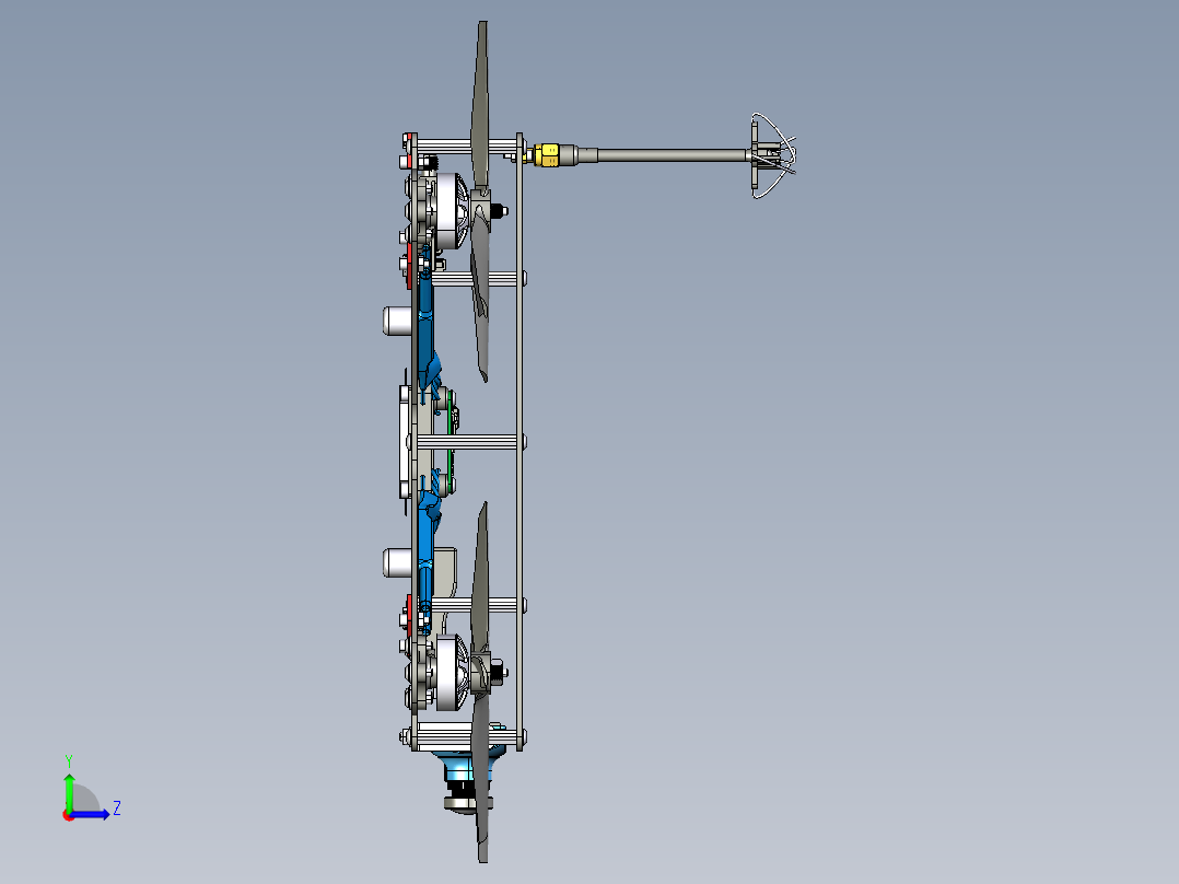 四轴飞行器(1)左视图