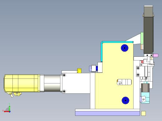 凸轮机构设计的连接器插入器后视缩略图