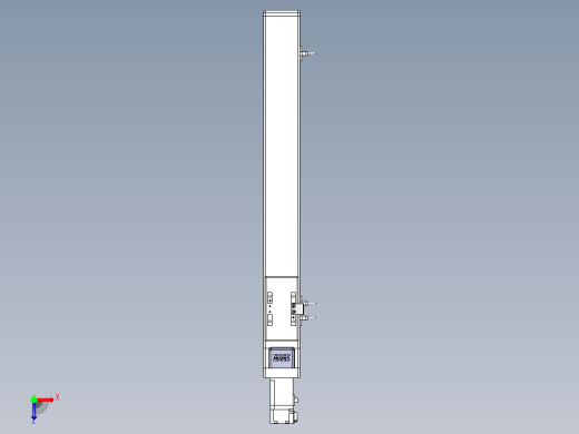 Toyo东佑达直线模组-ETH6M-BC-450-M10俯视缩略图