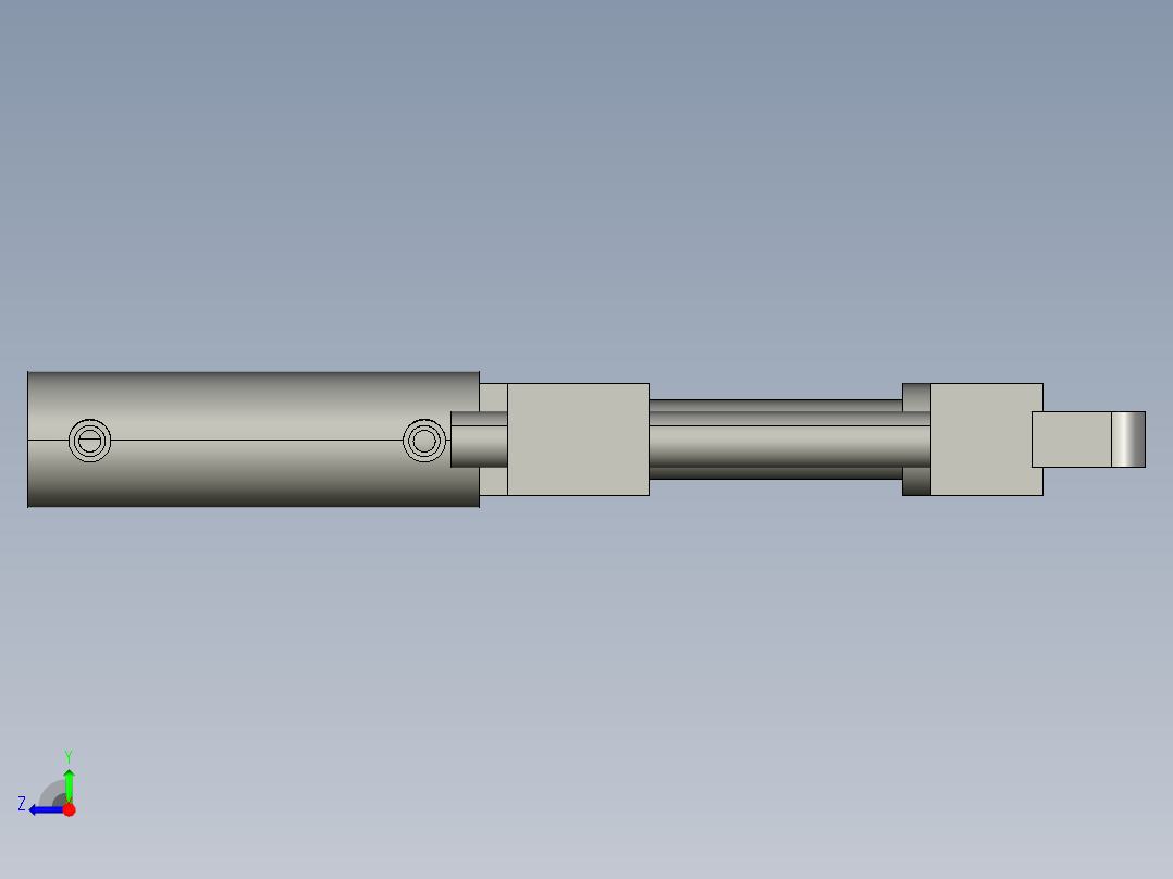 柔性冲压生产线换模系统设计三维图片右视图