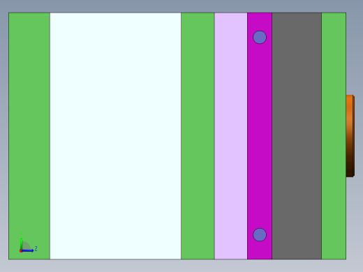 手电筒盖头注塑模具设计(全部结清）左视缩略图