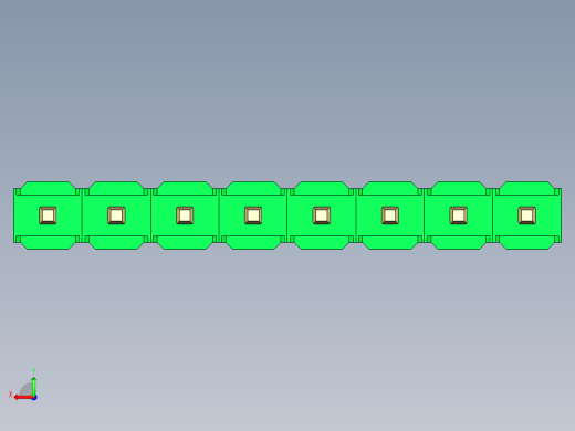 彩色公头100mil（2.54mm）系列-DS1021_green_1x08p_100mil_Type43_rev1.0后视缩略图