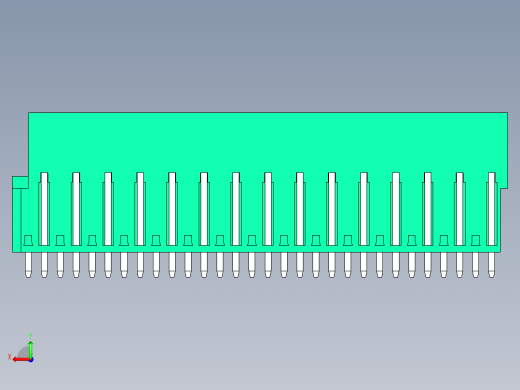 DEGSON 2EDG 系列 5.08mm 可插拔接线端子组-2EDGVT-5.08-30P-14-00AH后视缩略图