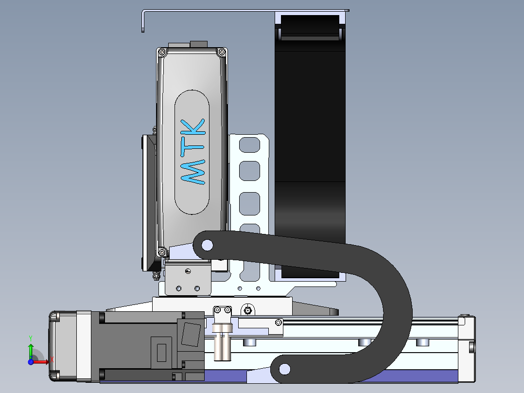 内嵌直交机械手XYG系列XYG440-A2前视图
