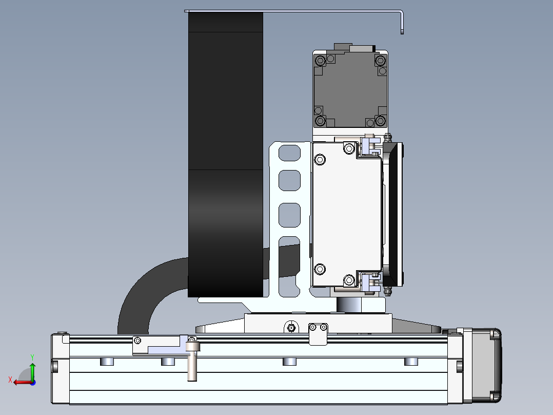 内嵌直交机械手XYG系列XYG440-A2后视图