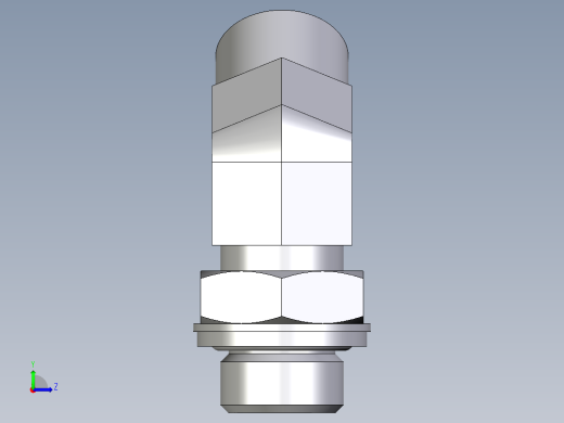 卡套式工业通用硬管接头EO_Adjustable_locknut_45_deg_elbow_VEE10SROMDCF左视缩略图