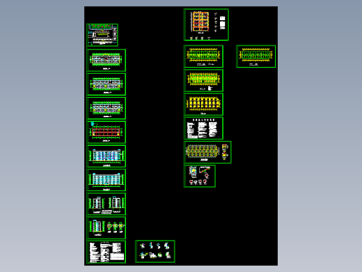 【5层】3600平米大连大学研究生公寓设计(建筑图,结构图,总平面图)(任务书,计算书12000字,CAD建筑图10张,结构图7张,总平面图1张)