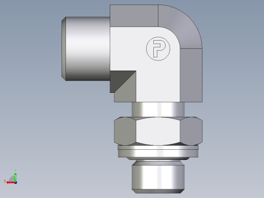 卡套式工业通用硬管接头EO_Adjustable_Locknut_elbow_WEE08SROMDCF后视缩略图