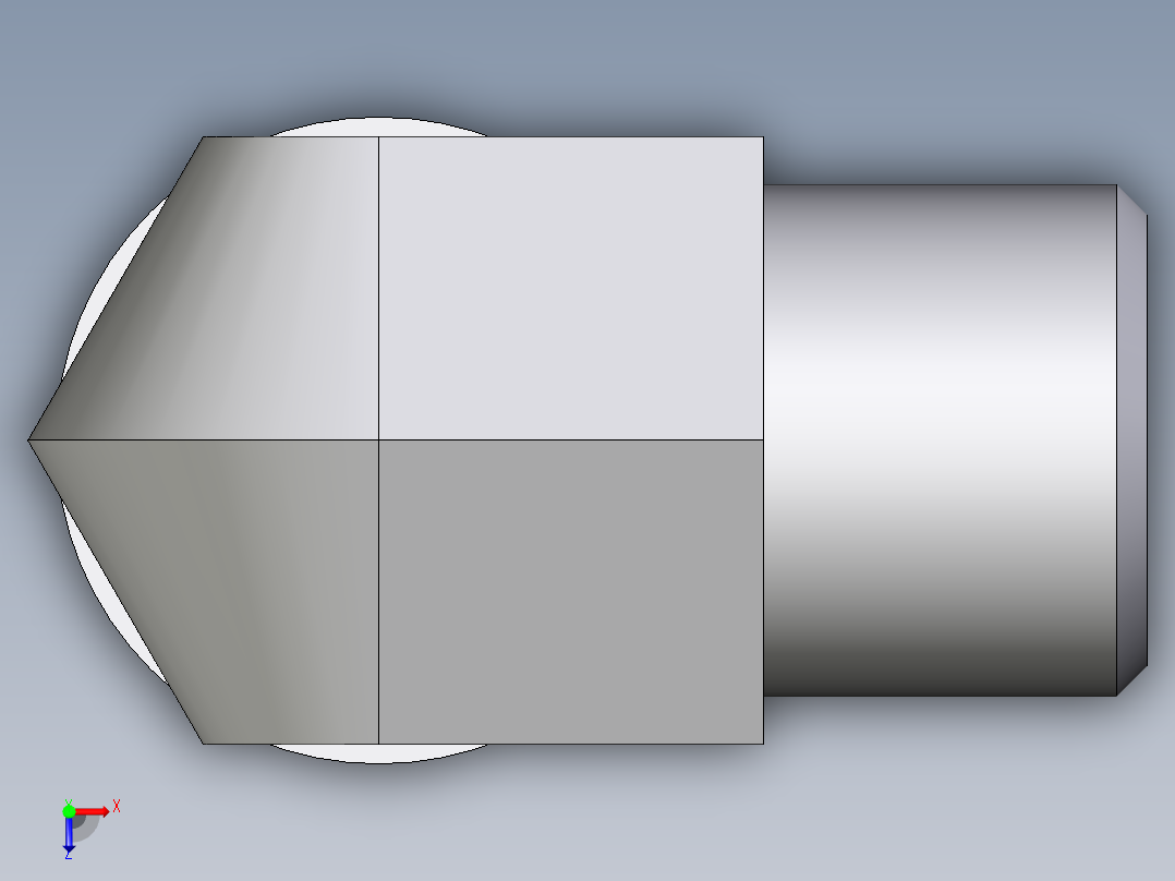 卡套式工业通用硬管接头EO_Adjustable_Locknut_elbow_WEE08SROMDCF俯视图