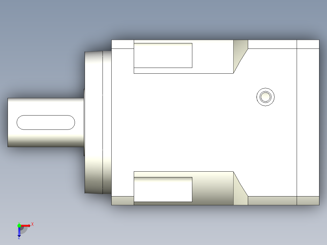 直齿PLX180-L1 42-114.3-200-M12.stp俯视图