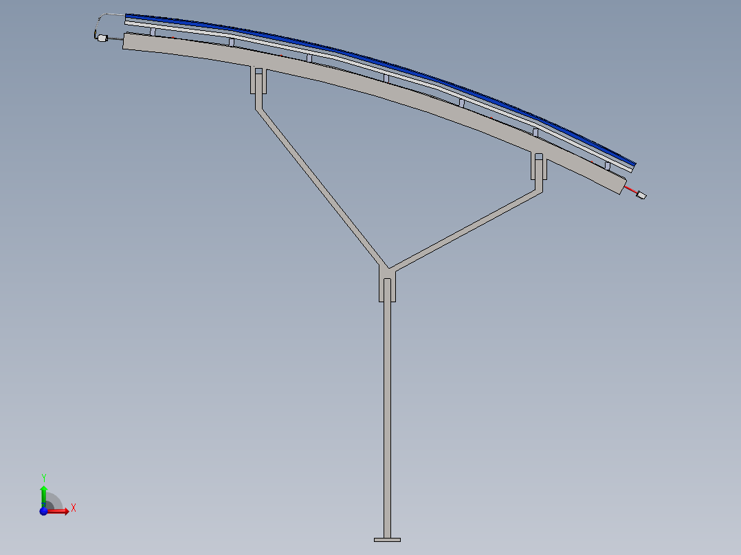 太阳能模型前视图