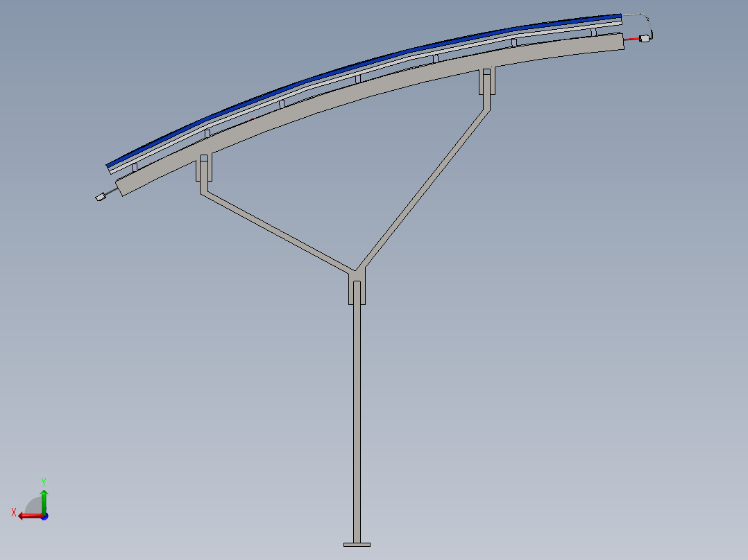 太阳能模型后视图