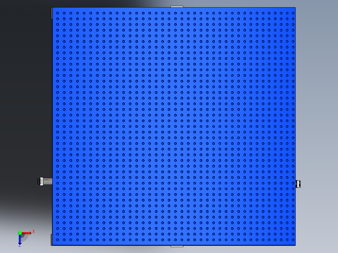 太阳能模型俯视图