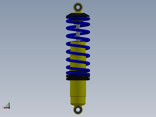 弹簧减震器设计模型164346==20dw后视缩略图