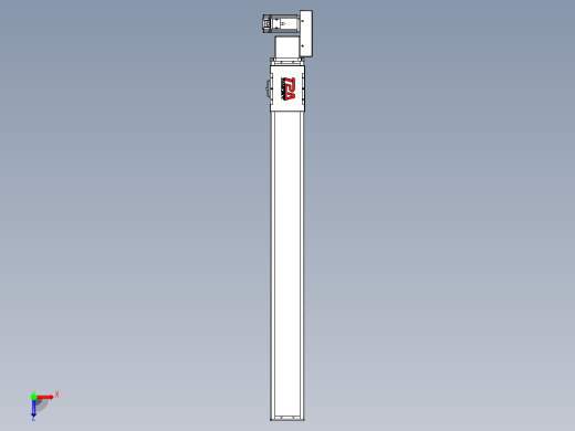 同步带全封闭直线模组TPA-HCB-110D-90-L950-ML-C-P40-N3俯视缩略图