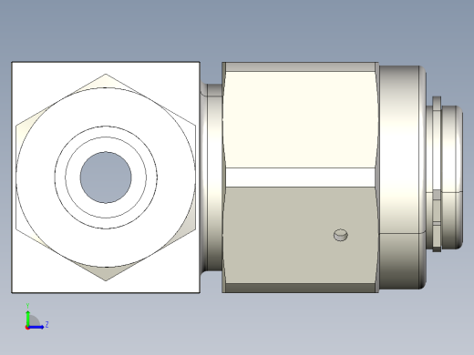 不锈钢三通颗粒过滤器，1-2英寸。世伟洛克卡套管接头左视缩略图