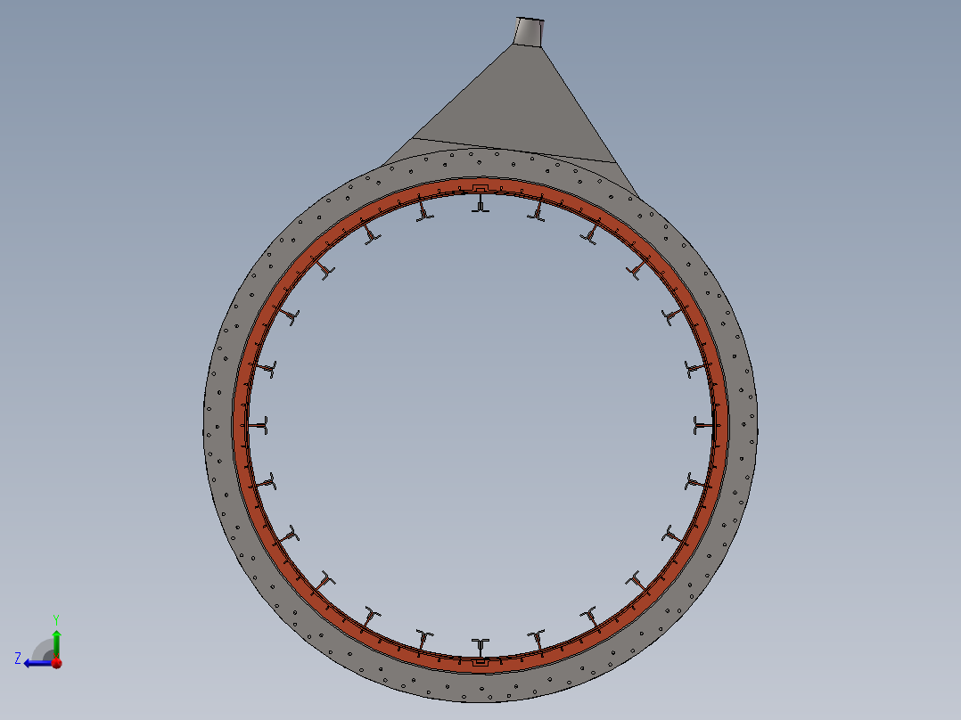 窑头密封右视图