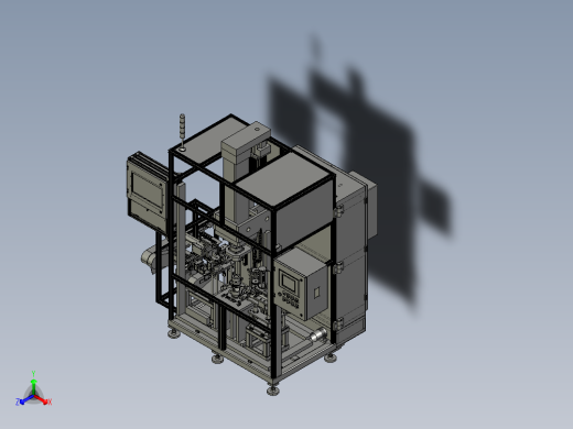 2CN前转向节压装机（接线盒和线槽）主视缩略图