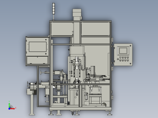 2CN前转向节压装机（接线盒和线槽）前视缩略图