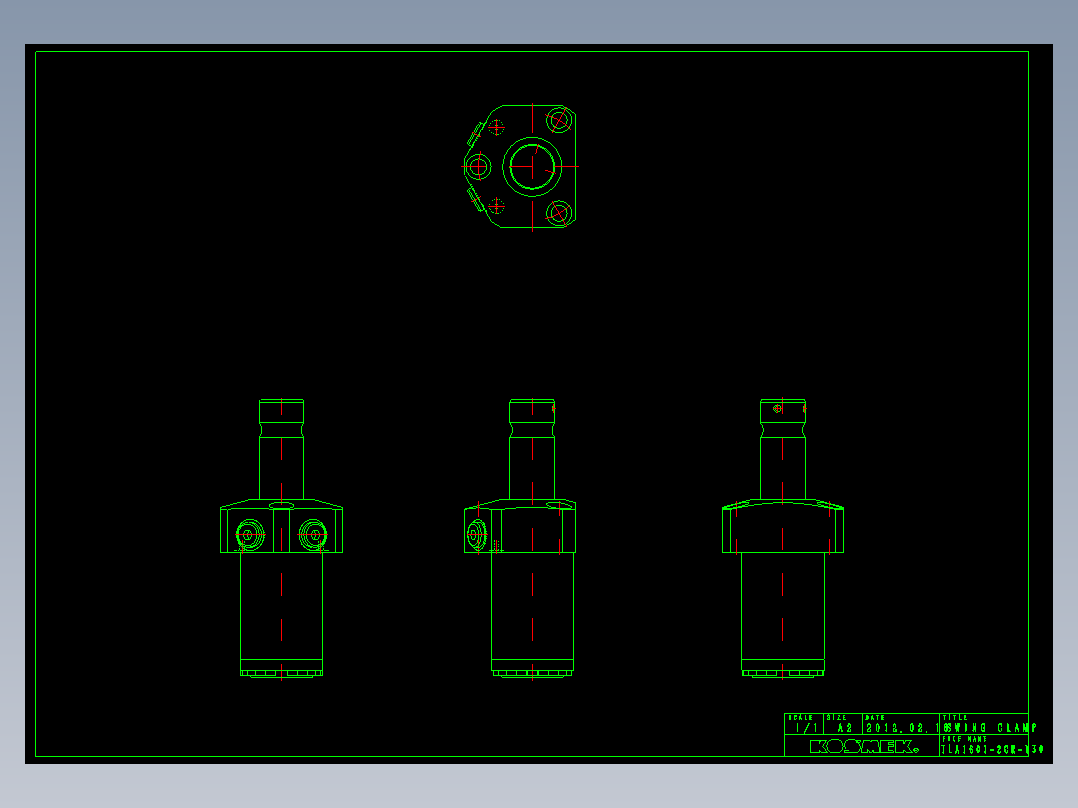 KOSMEKTLA1601-2CR-Y30多系列多零件图纸模型