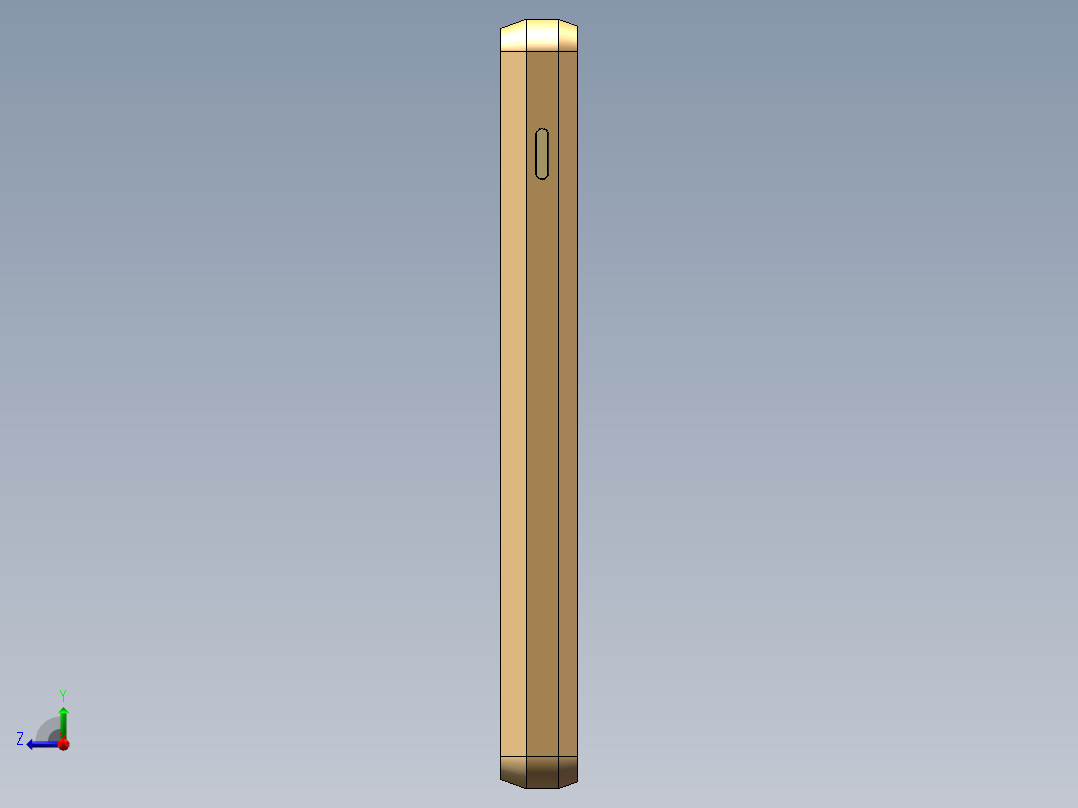手机外观模型图右视图