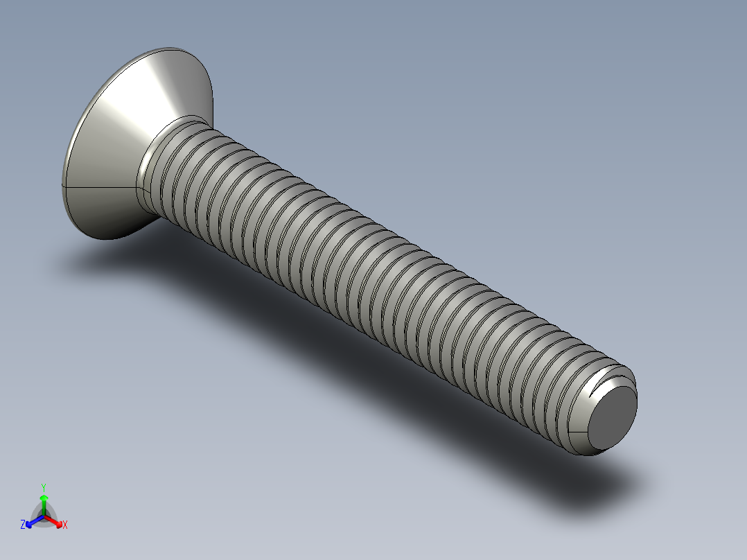 制沉头螺钉-M5_Countersunk_30