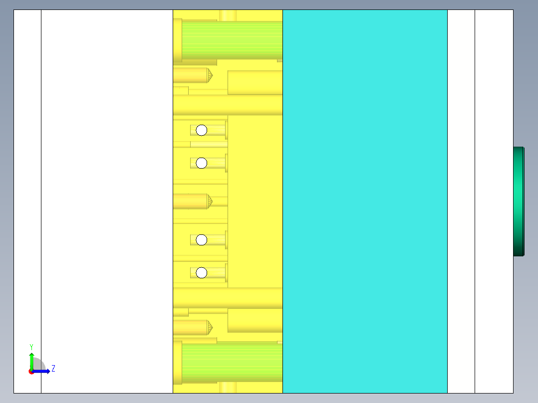 充电宝外壳注塑模具设计含三维UG==1192736==160左视图