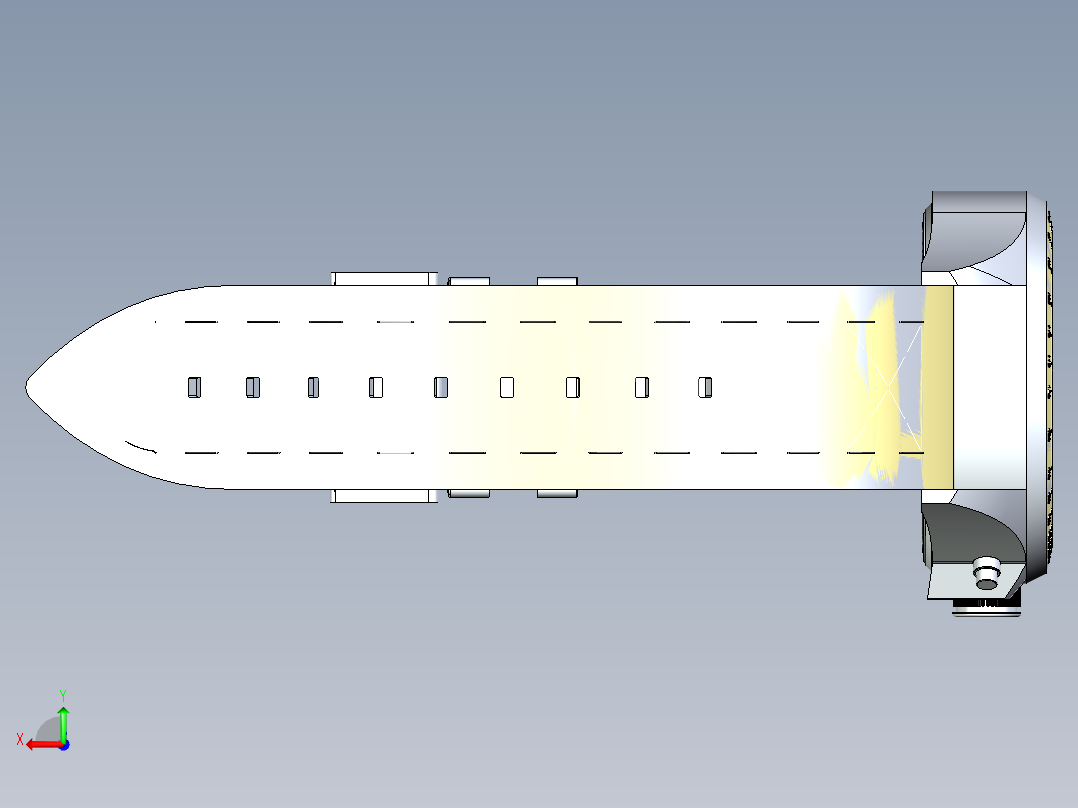 化石手表后视图