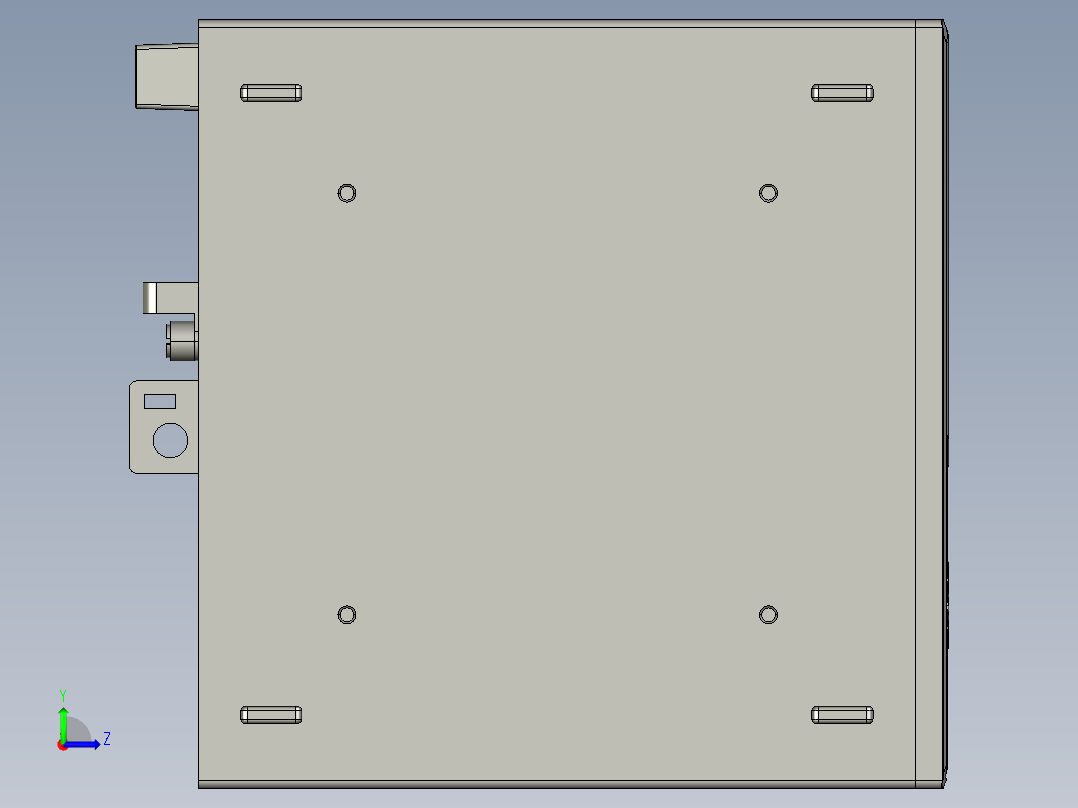 DELL OptiPlex微型电脑7010左视图