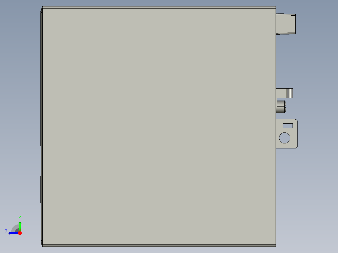 DELL OptiPlex微型电脑7010右视图