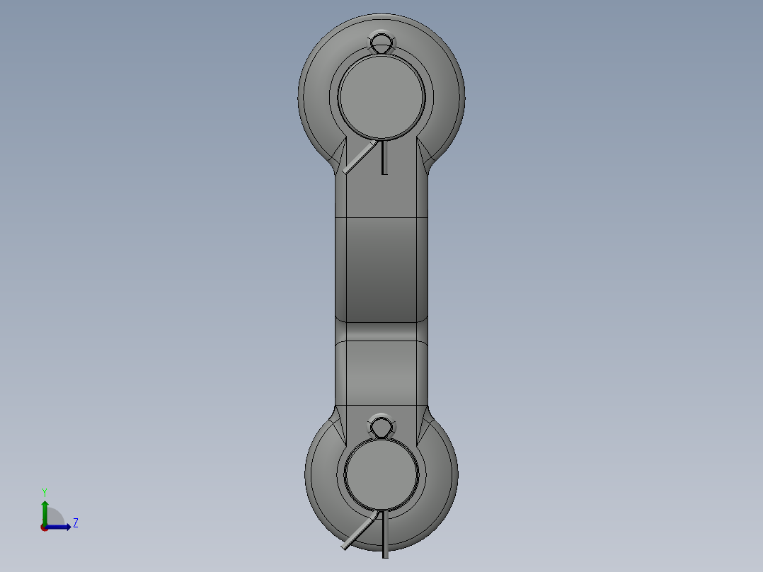 紧固件-0.7500 Double Shackle 0.5000左视图