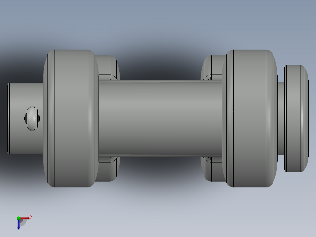 紧固件-0.7500 Double Shackle 0.5000俯视图