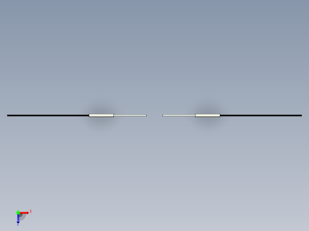 光纤元件对射型FT-210Q-M俯视图