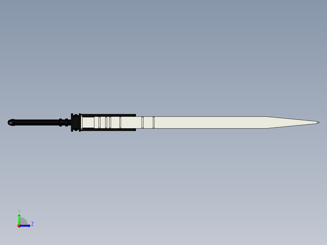 剑、宝剑(37)左视图