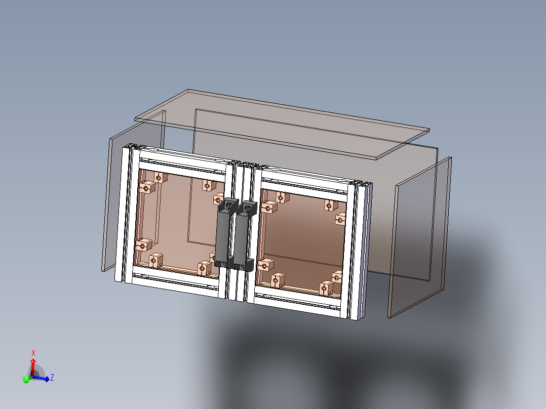 电控柜、铝型材框架