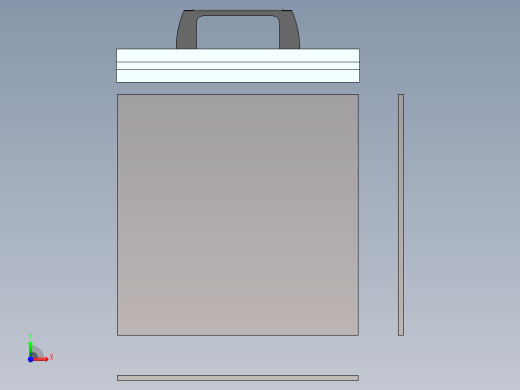 电控柜、铝型材框架前视缩略图