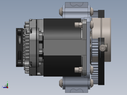 摆线减速器、摆线针轮减速器、减速器(10)右视缩略图