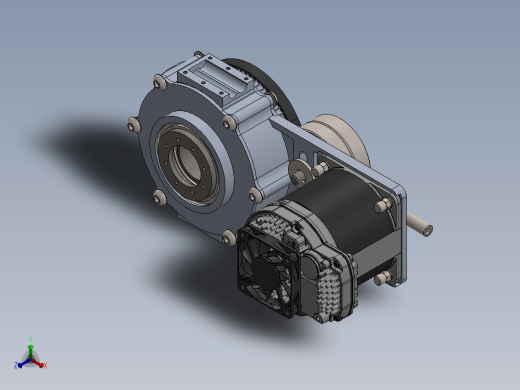 摆线减速器、摆线针轮减速器、减速器(10)正等轴测缩略图