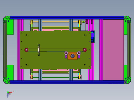 具有定位机构的PCB线路板加工用冲压机俯视缩略图
