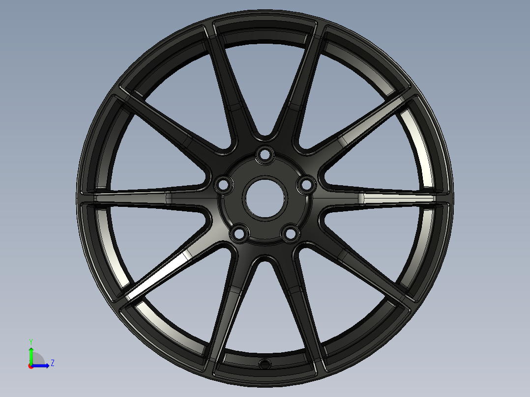 轮毂、轮胎(78)左视图