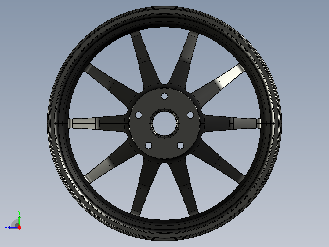 轮毂、轮胎(78)右视图