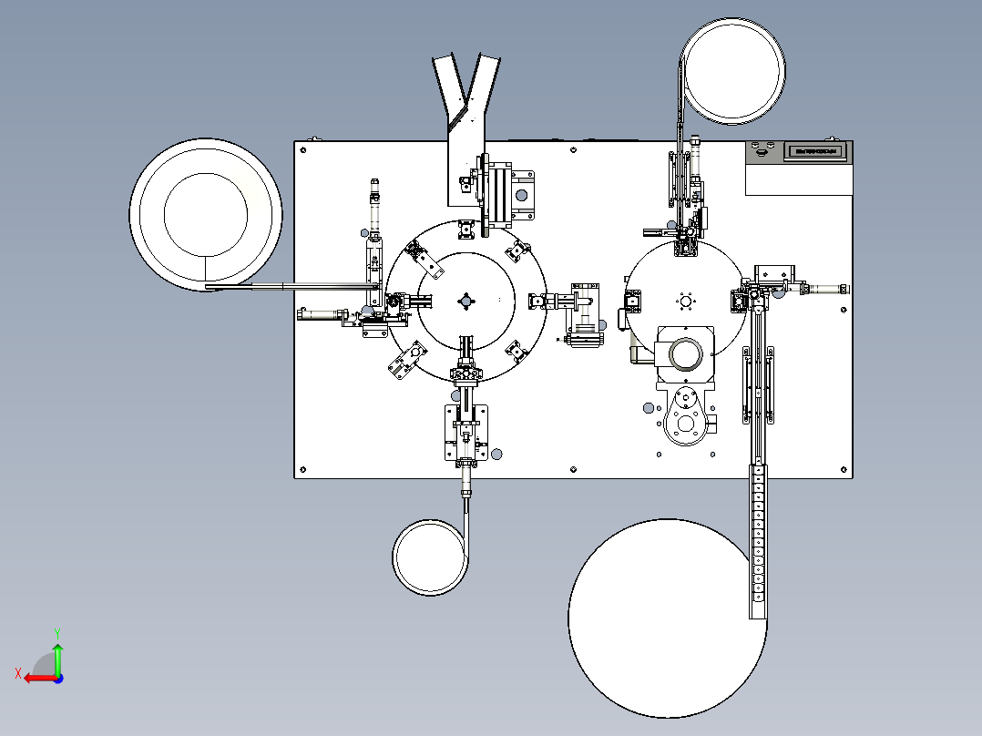 自动套O型橡胶圈设备后视图