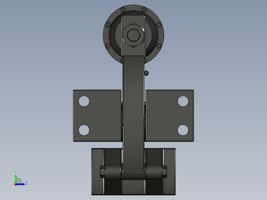 KB5空气驱动制动器_KB5-1左视图