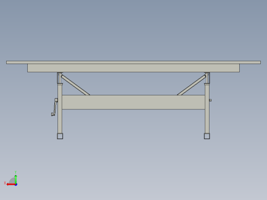 工作台height-adjusting-table-concept--stp stl后视缩略图